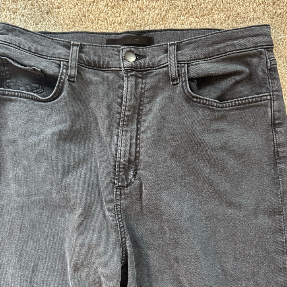 JOE'S Jeans The Mia High Rise Wide Leg Ankle Black Cat Jean Size 32 - Picture 5 of 11